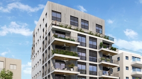 הדמיית הפרויקט בתל אביב, צילום: אסף פרץ